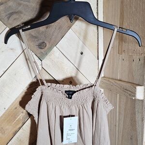 The Limited Women's Linen Tan Top Size Medium